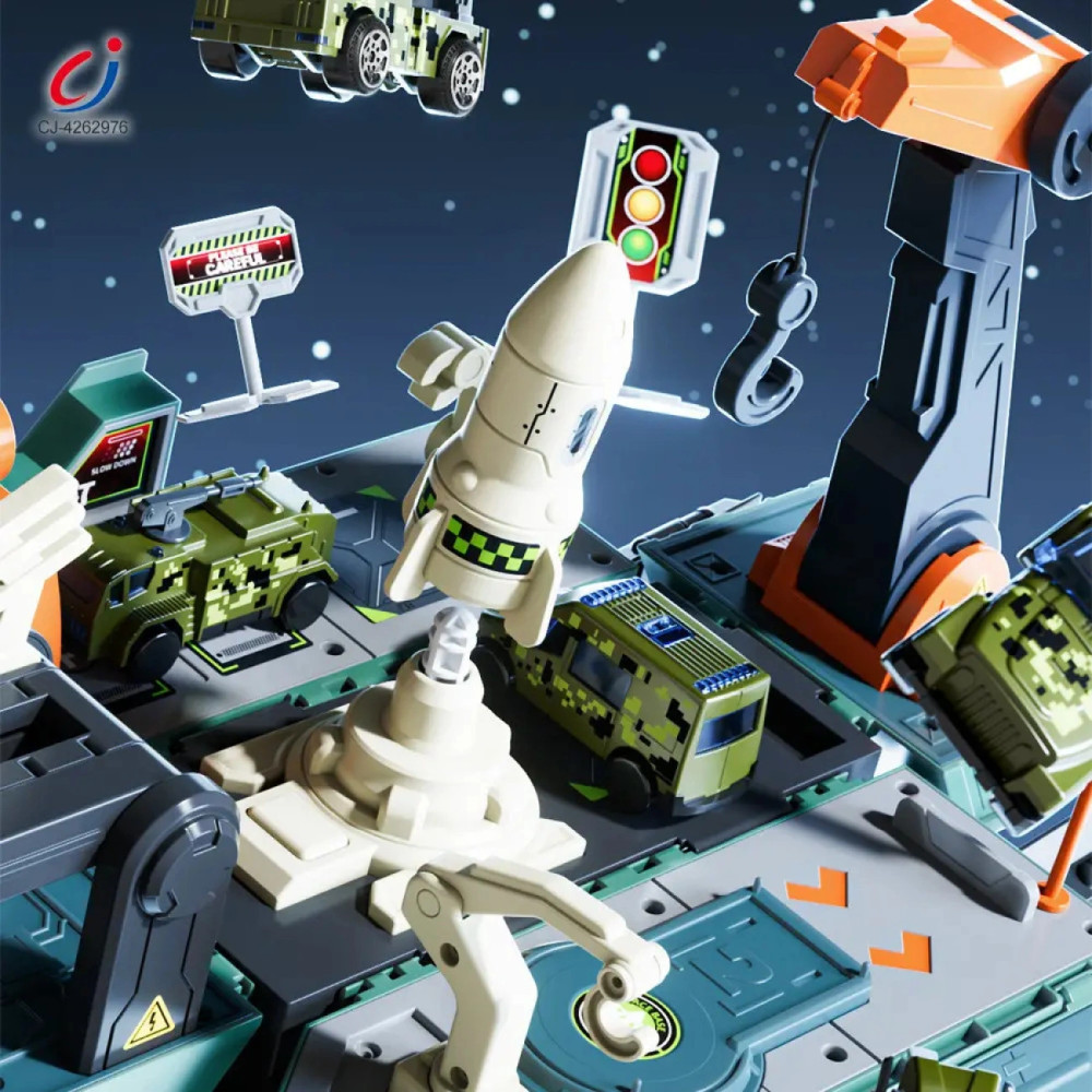 Космическая станция в виде грузовика машинка-трансформер 2в1.