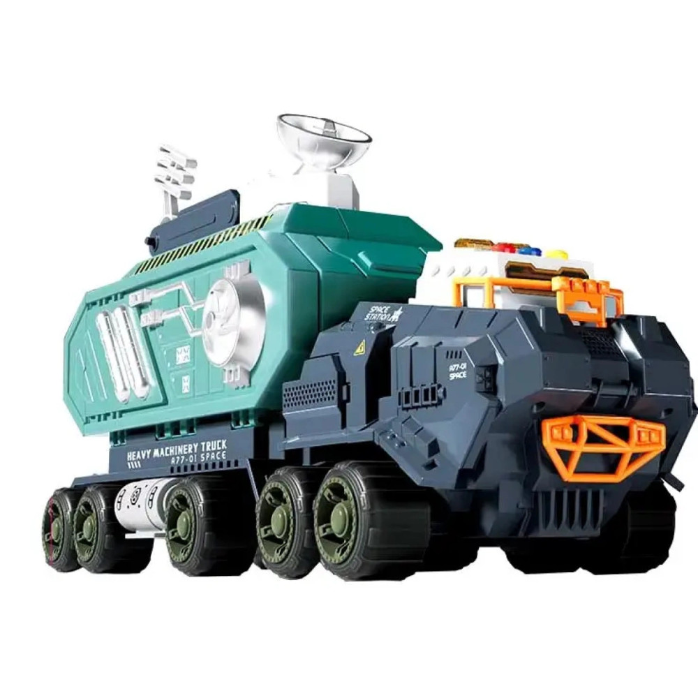 Космическая станция в виде грузовика машинка-трансформер 2в1.