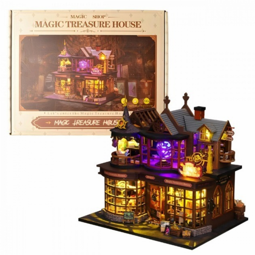 Румбокс "Волшебный дом с сокровищами" конструктор-набор с подсветкой
