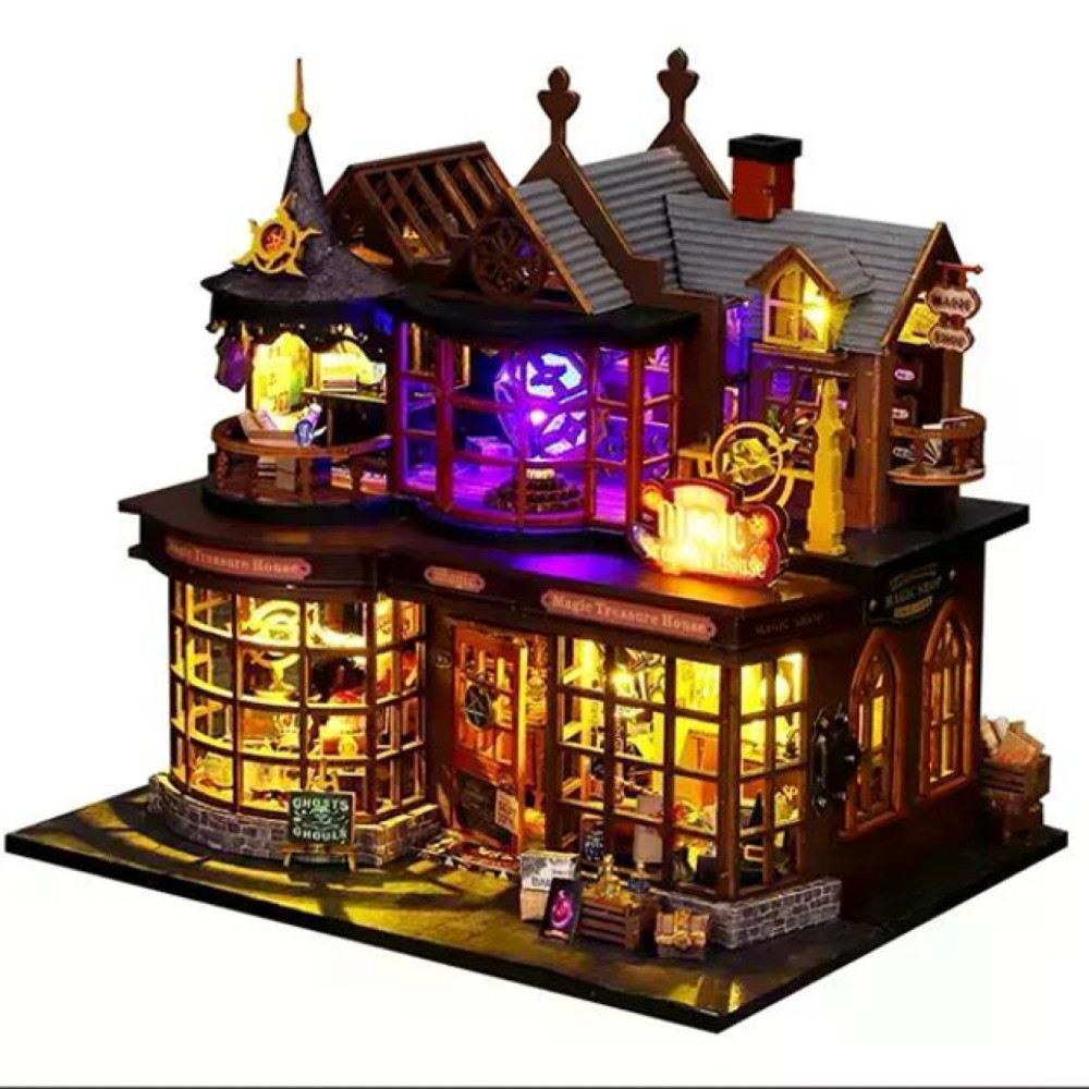 Румбокс "Волшебный дом с сокровищами" конструктор-набор с подсветкой