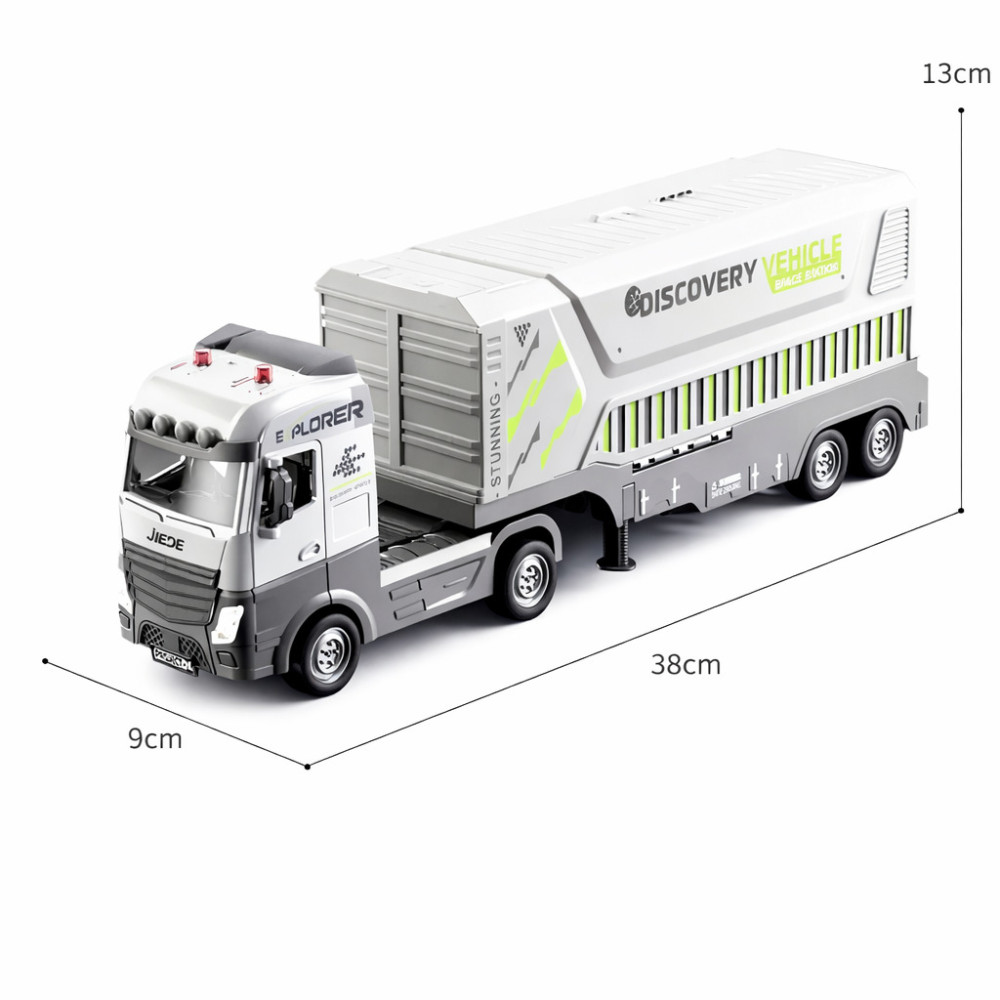 Pistă auto camion-stație de curse cu iluminare și sunet