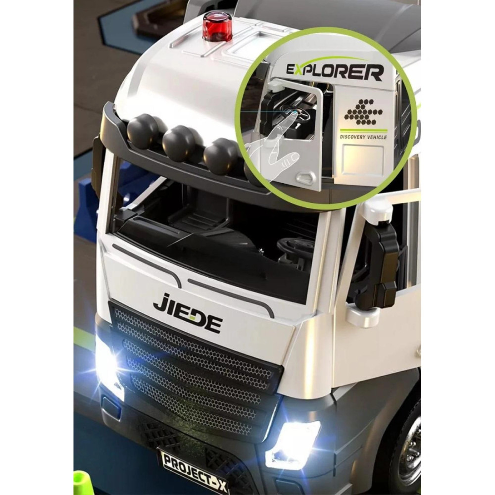 Автотрек грузовик-гоночная станция с подсветкой и звуком