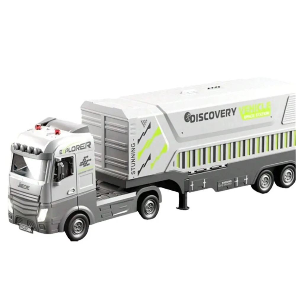 Автотрек грузовик-гоночная станция с подсветкой и звуком