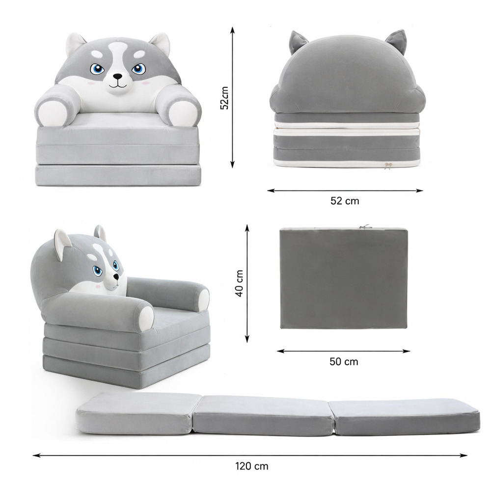 Детское кресло в виде Волка