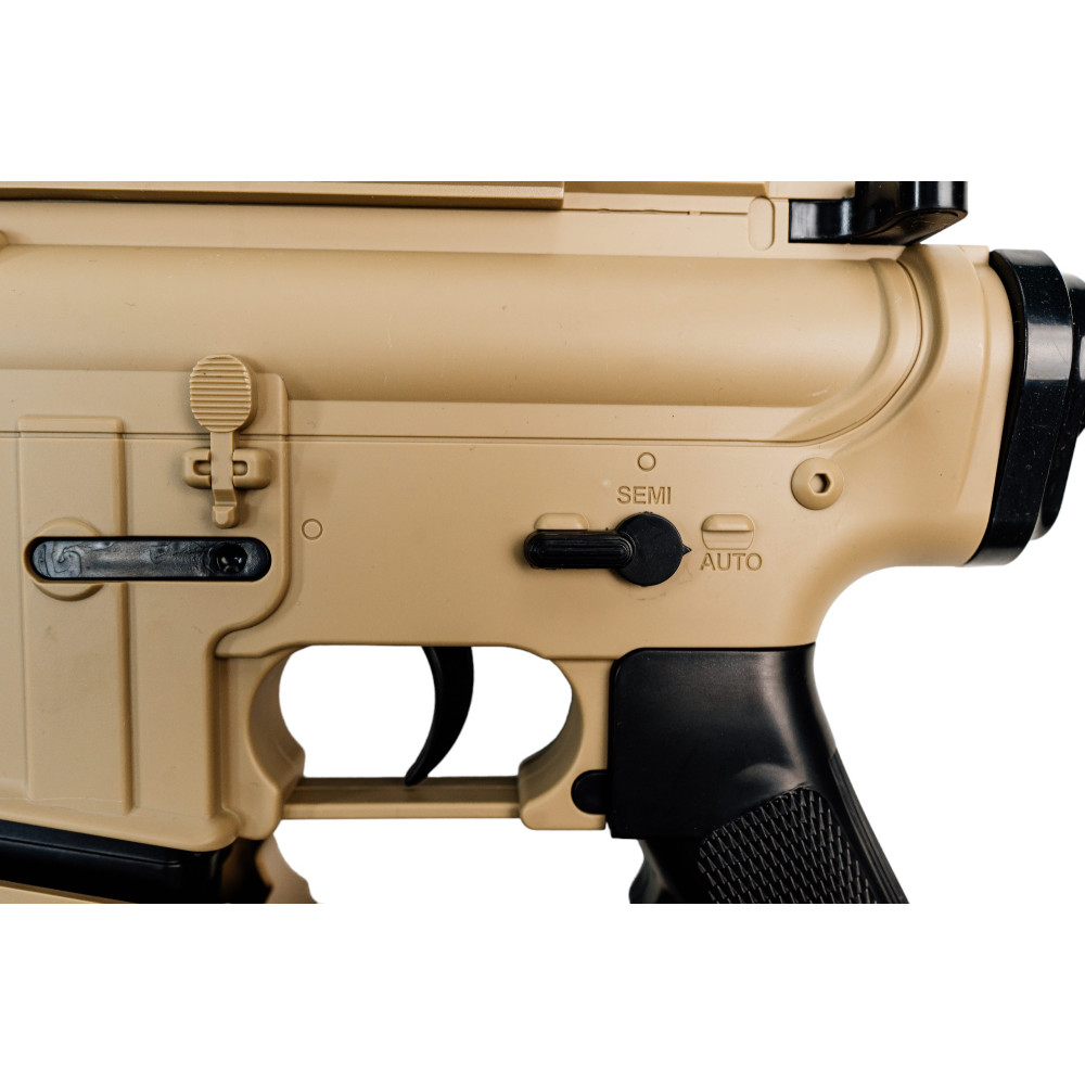 Автомат HK416 на орбизах, аккумуляторный, песочный