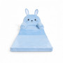Fotoliu-șezlong de pluș pentru copii în formă de Iepuraș Albastru