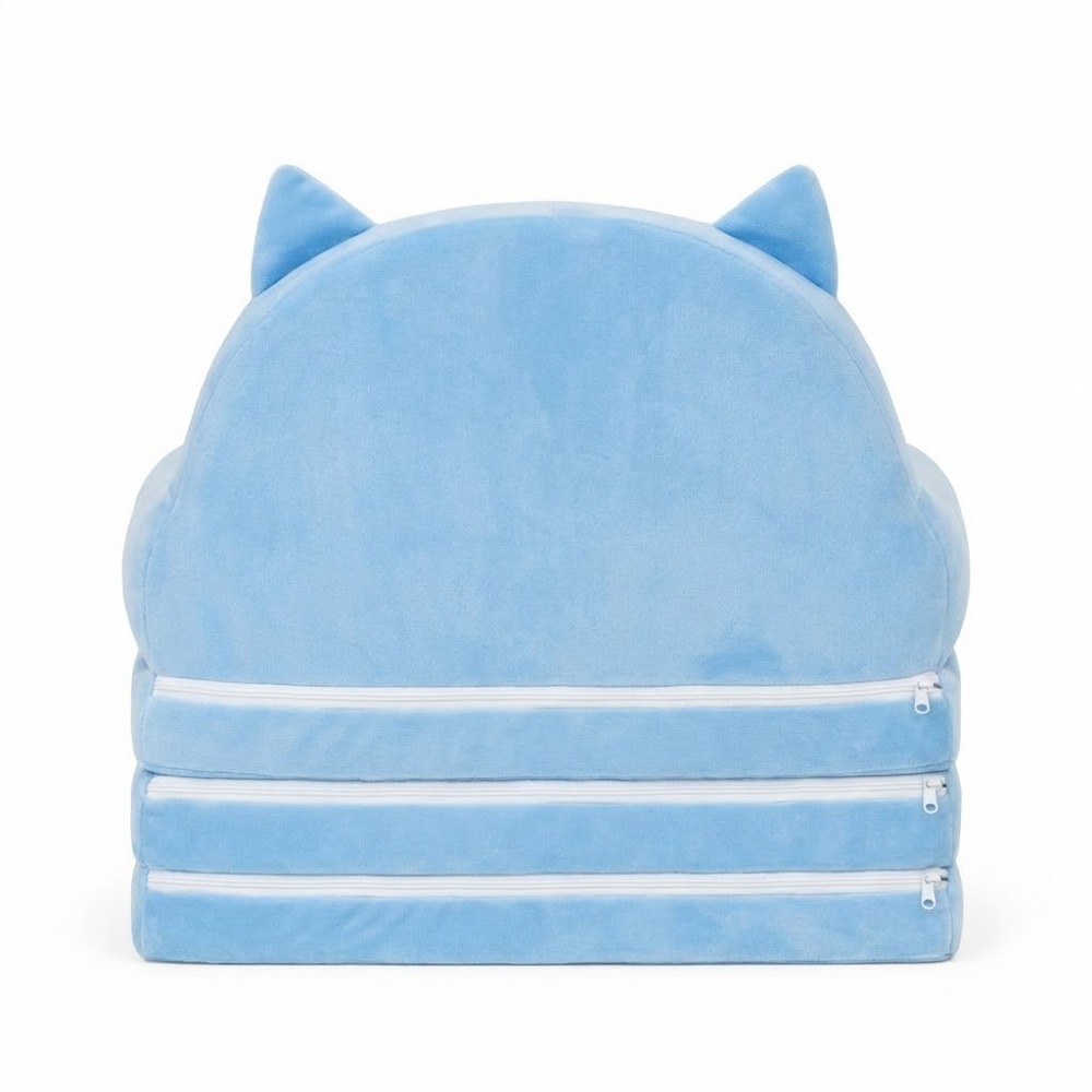 Fotoliu moale pliabil pentru copii Bufniță