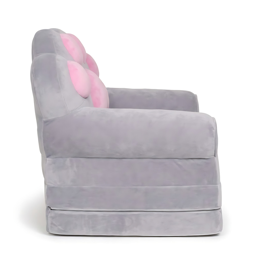 Детское мягкое кресло-трансформер с раскладным местом в форме Лапки