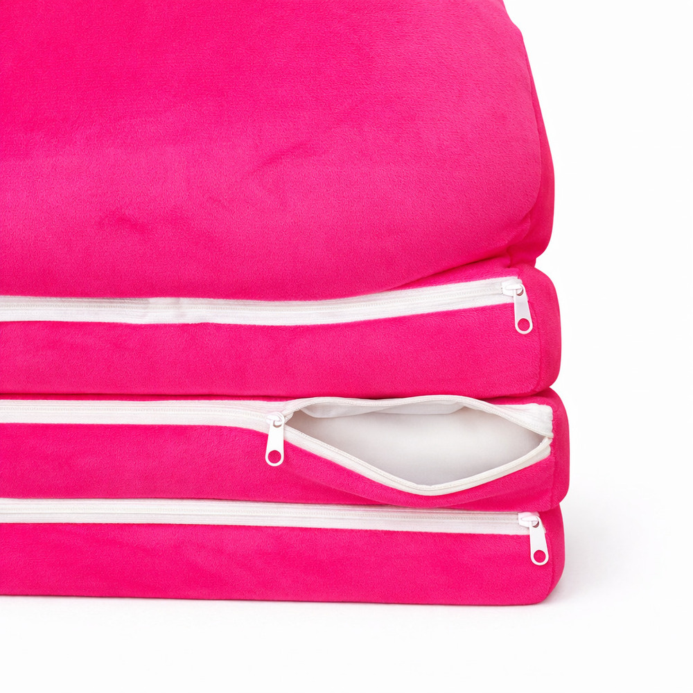 Fotoliu-transformer moale pliabil pentru copii în formă de Lăbuță Roșie