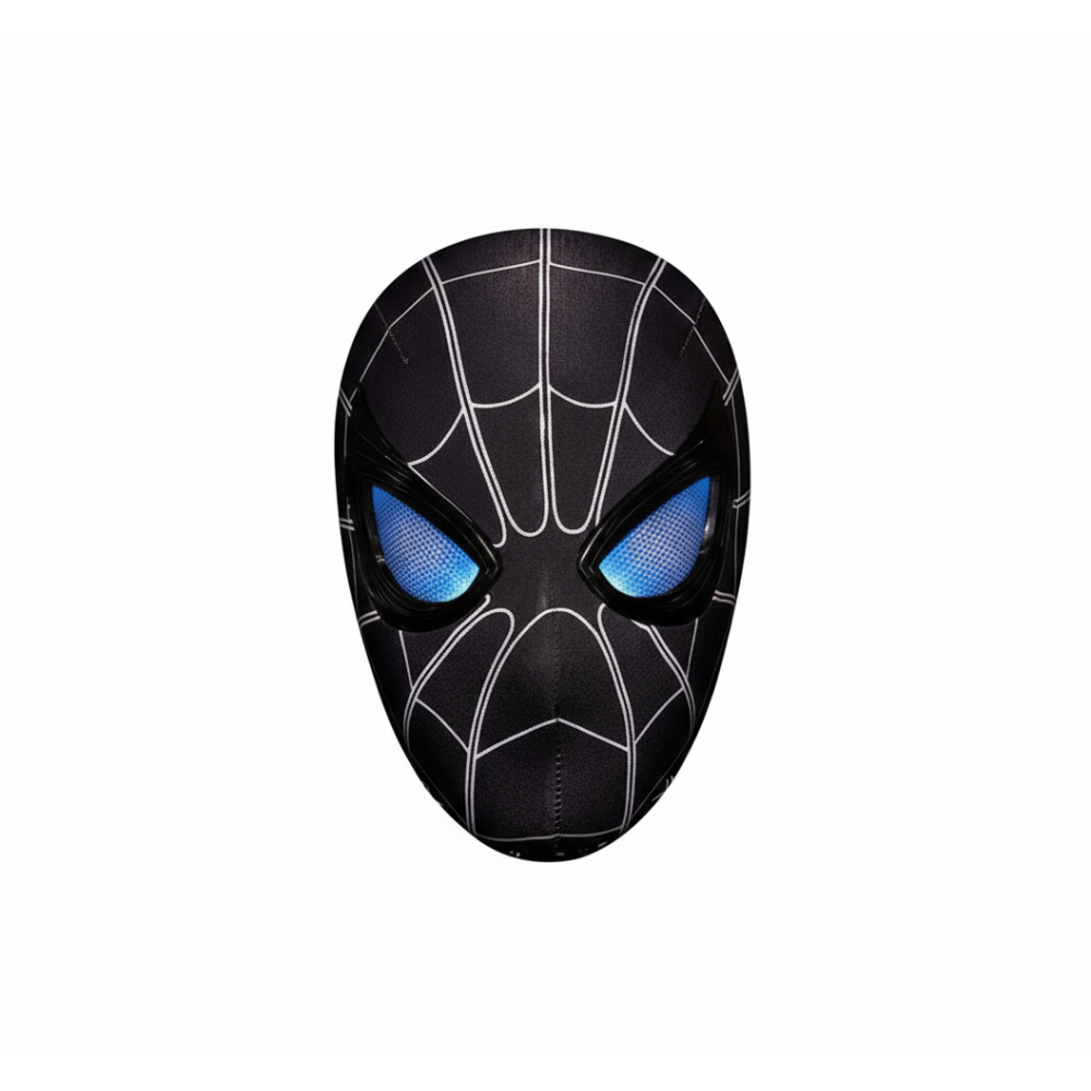 Маска Человека-паука с подвижными глазами на пульте-кольце, три цвета