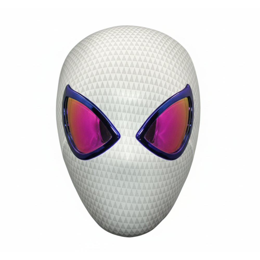 Маска Человека-паука с подвижными глазами на пульте-кольце, три цвета