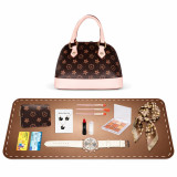 Set de cosmetică pentru copii cu geantă, ceas și bijuterii