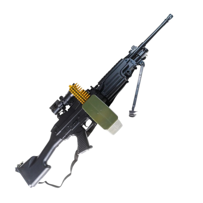 Пулемет M249 на орбизах, аккумуляторный, чёрный