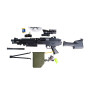 Пулемет M249 на орбизах, аккумуляторный, чёрный