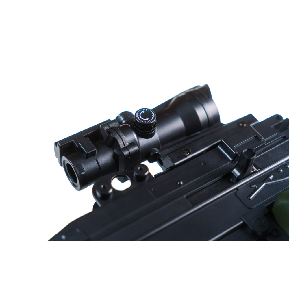 Пулемет M249 на орбизах, аккумуляторный, чёрный