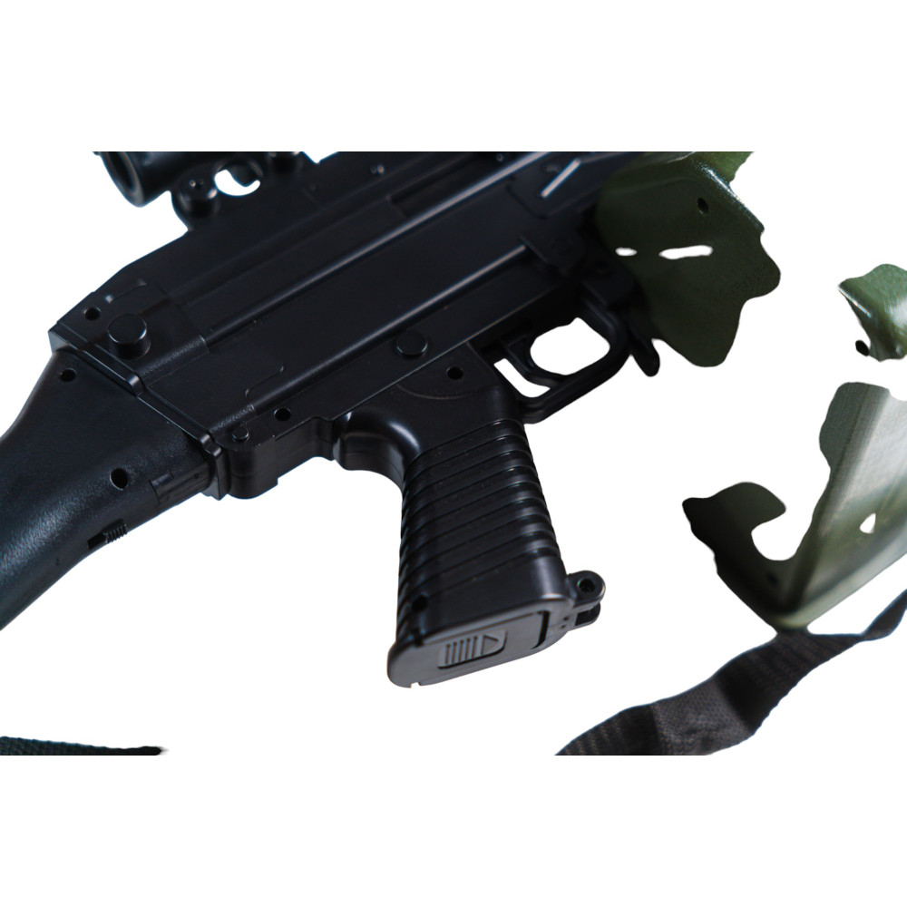 Пулемет M249 на орбизах, аккумуляторный, чёрный