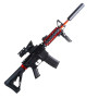Автомат M4A1 на орбизах, аккумуляторный, красно-черный