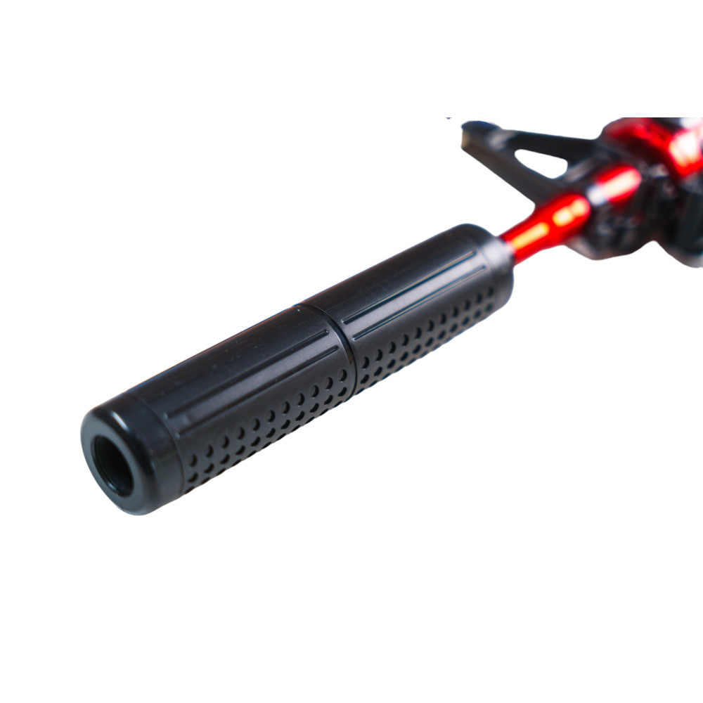 Автомат M4A1 на орбизах, аккумуляторный, красно-черный