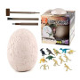 Set mare de arheolog — Ou de dinozaur din ghips cu instrumente și 12 figurine
