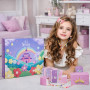 Адвент календарь для девочки с украшениями и аксессуарами единорог 24 сюрприза
